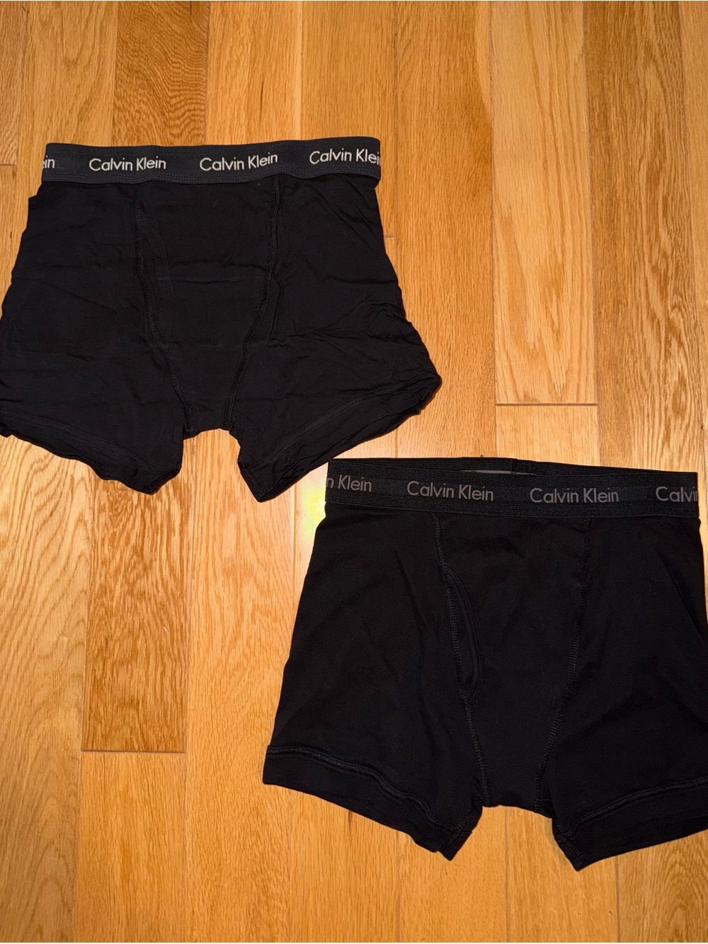 NEW Calvin Klein Men's Black Boxer Briefs - 2 Pack